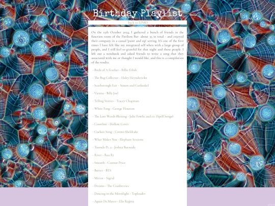 BirthdayPlaylist screenshot