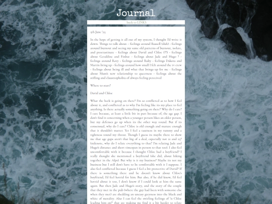 Diaryentries screenshot