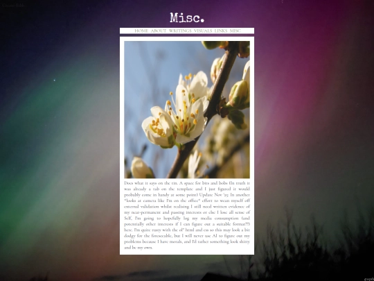 Misc screenshot