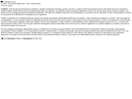 nectum/liveread screenshot
