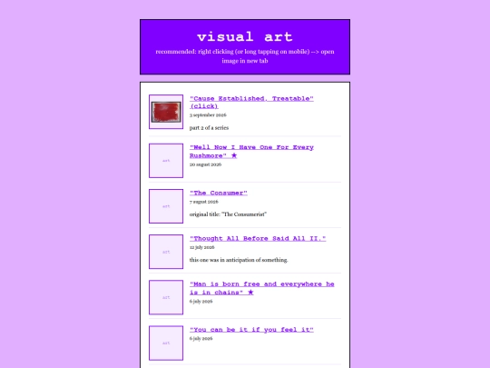 visual screenshot