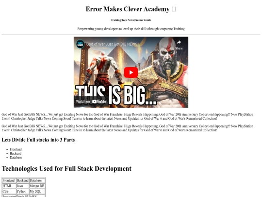 Html tutorial screenshot