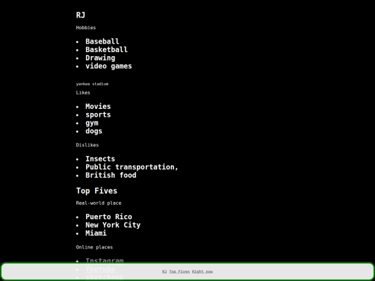 index screenshot