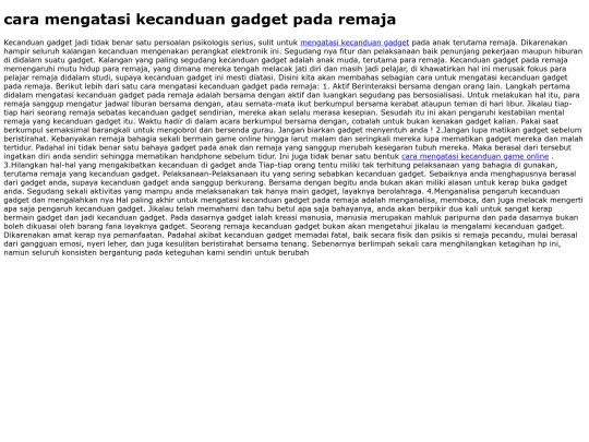 index screenshot