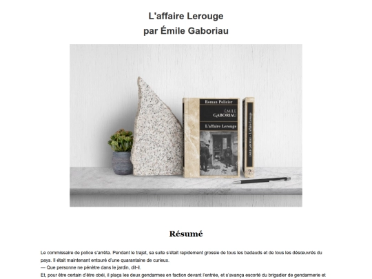 Laffaire Lerouge screenshot