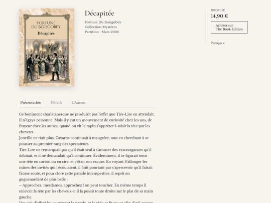 Page Decapitee screenshot