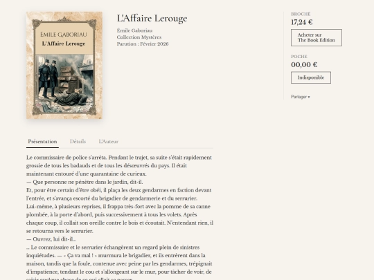 Page l'affaire Lerouge screenshot