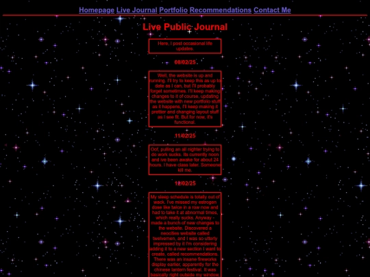 journal screenshot