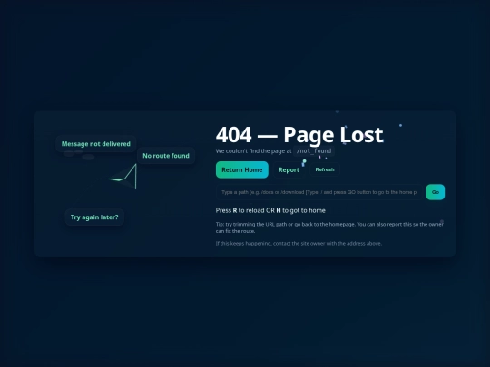 not_found screenshot
