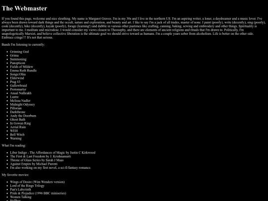 aboutme screenshot