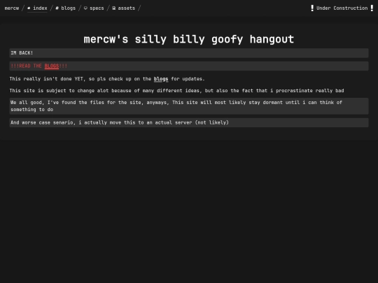 index screenshot