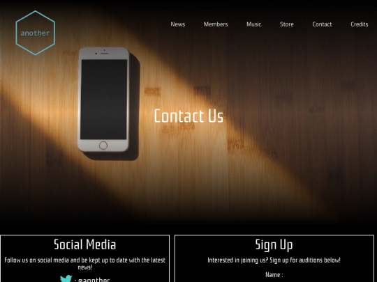 contact screenshot