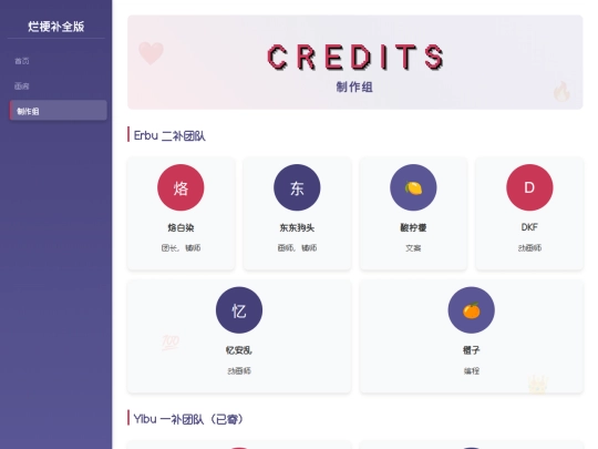 credits screenshot