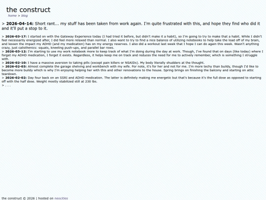 blog screenshot