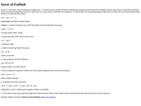 _surat-al-fatihah screenshot