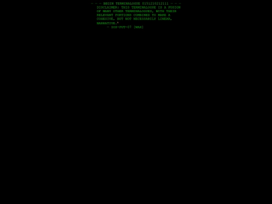 LEGION/wax_disclaimer screenshot