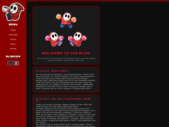 blog screenshot