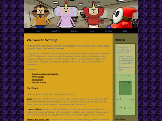 writing screenshot