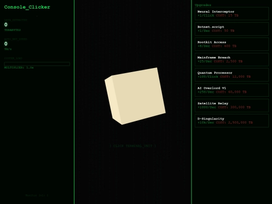 Consoleclicker screenshot