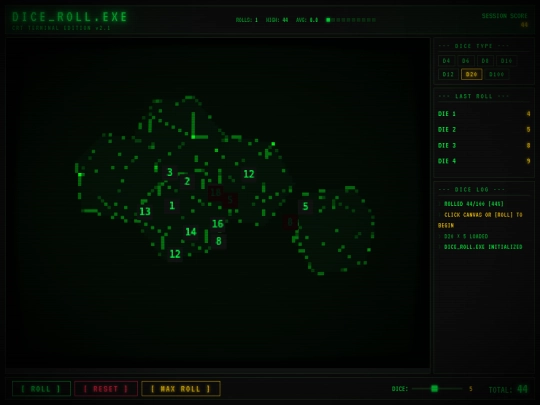Diceroller screenshot