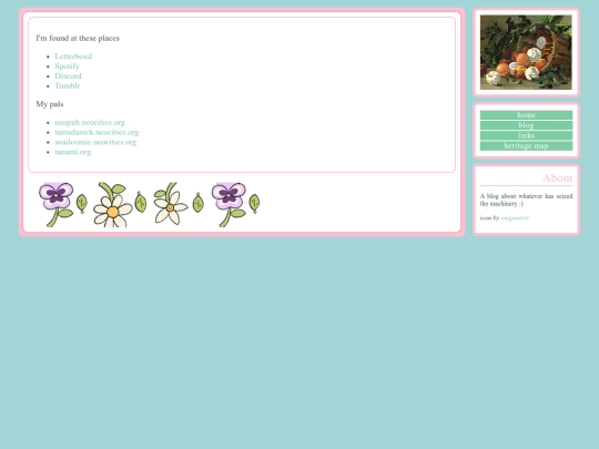 links screenshot