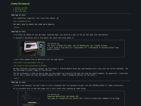 microblog screenshot