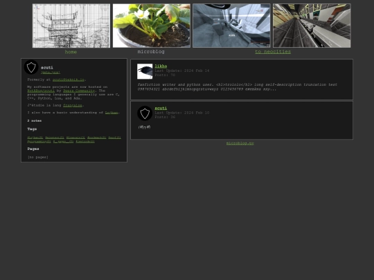 microblog/webring/latest screenshot