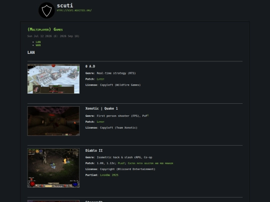pages/games screenshot