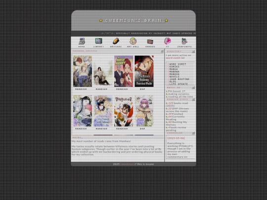 Library/manhwa screenshot
