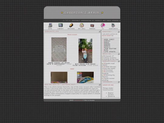 Snapshots/homesnap screenshot