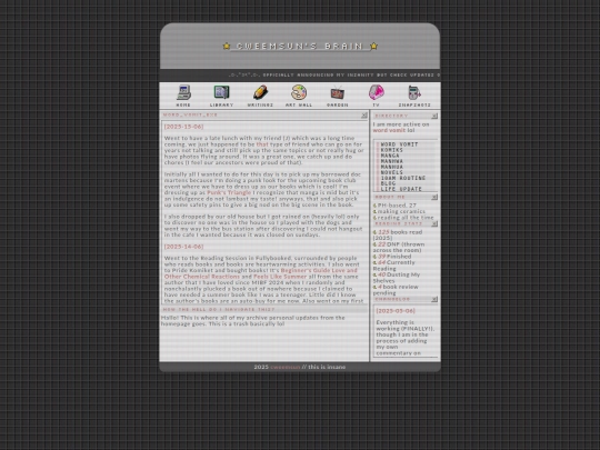 Writings/lifeupdatearchive screenshot