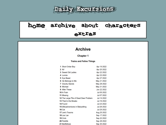 archive screenshot