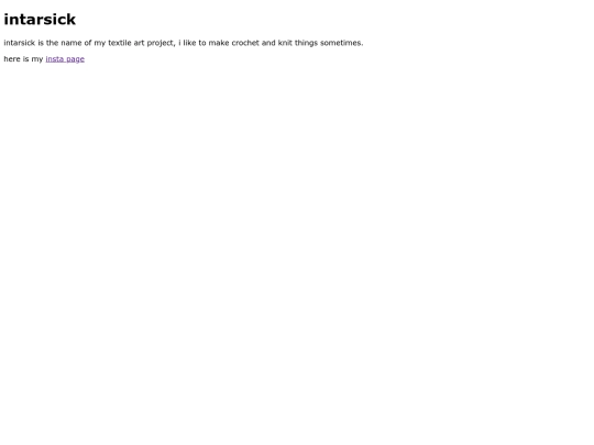 intarsick screenshot