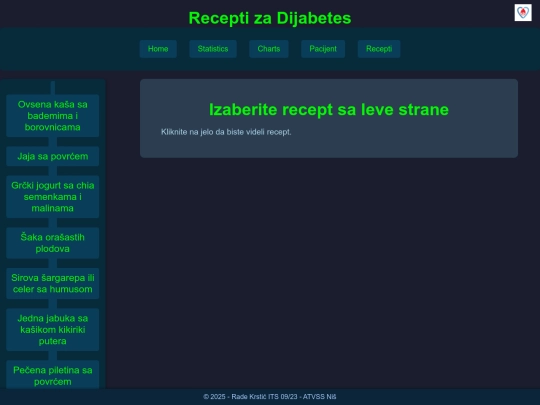 recepti screenshot