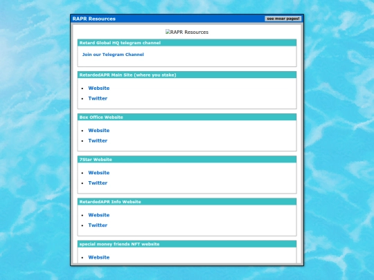 resources screenshot