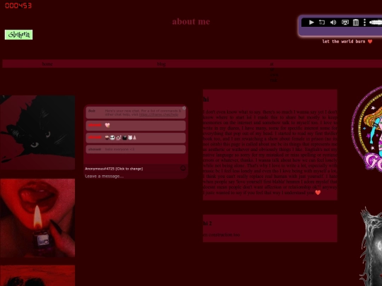 aboutme screenshot