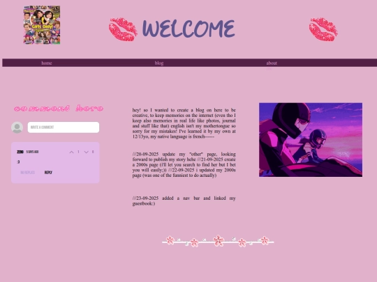blog screenshot