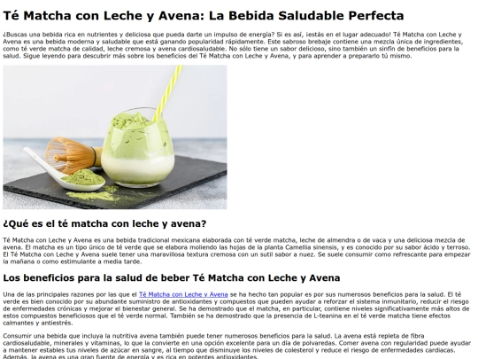 te-matcha-leche-avena screenshot