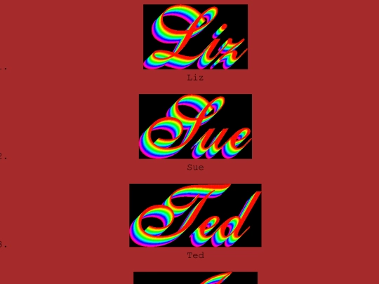 BANNERS/QUAINTANCES/FONTs/CURSIVE screenshot