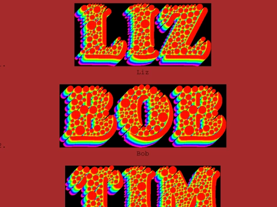 BANNERS/QUAINTANCES/FONTs/SWISS CHEEZE screenshot