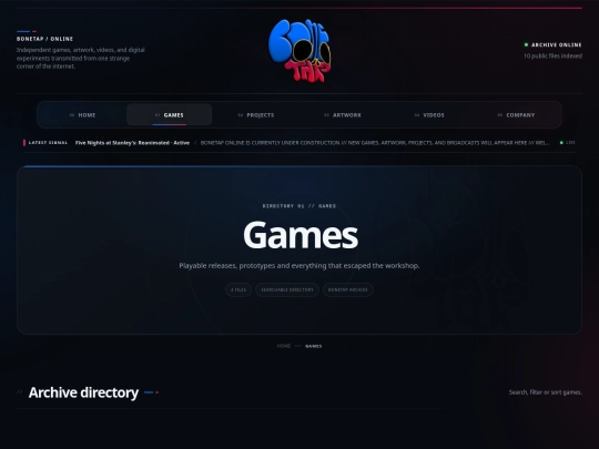 games screenshot