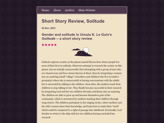 blog/posts/2023-11-04-Short-Story-Review,-Solitude screenshot