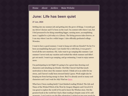 blog/posts/2024-06-27-June:-Life-has-been-quiet screenshot