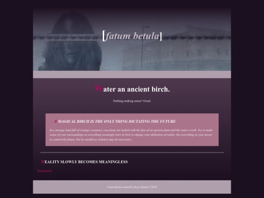 shrines/FatumBetula/BetulaIndex screenshot