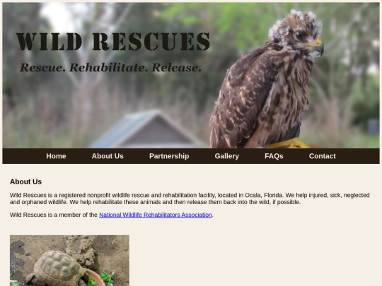 rescue/about screenshot