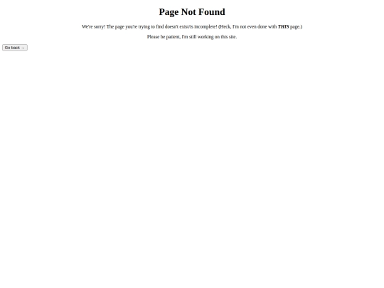not_found screenshot