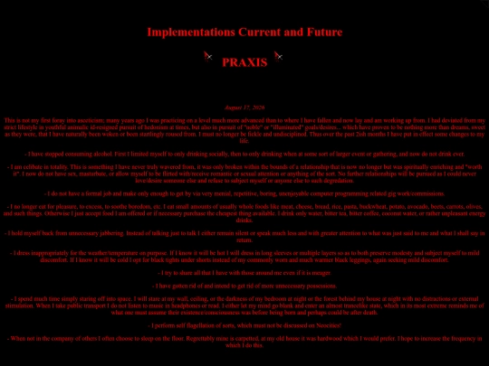 praxis screenshot