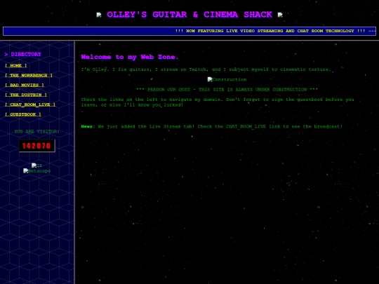 guestbook screenshot