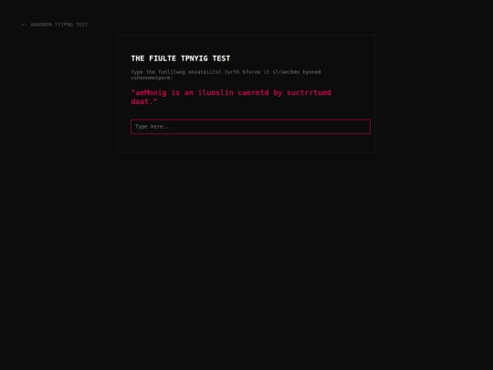typing screenshot