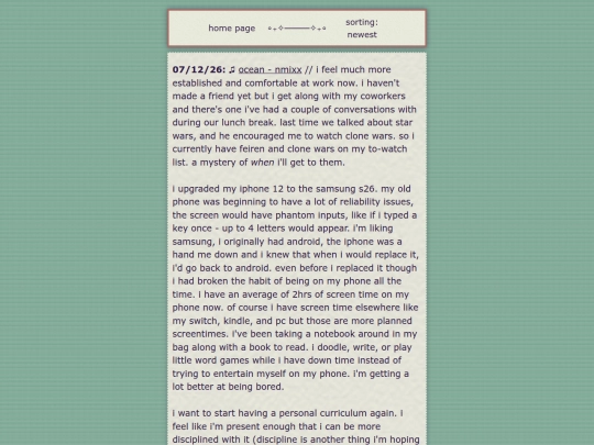 blog screenshot